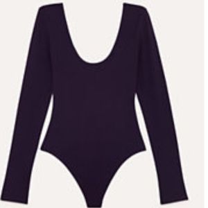 Deep purple body suit